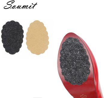 Anti Slip Shoe Sole Pads Ground Grips Voor Vrouwen Schoenen Zelfklevende Rubber Antislip Sticker Buitenzolen Voorvoet Protector mat 2 Stuks