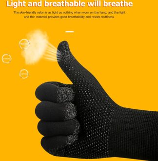 Anti Slip Touch Screen Handschoenen Mannen Vrouwen Ademend Transpiratie Gebreide Thermische Handschoenen Voor Gaming Fietsen Fietsen Warme Handschoenen