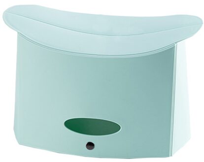 Anti-Slip Vissen Kruk Plastic Draagbare Vouwen Kruk Camping Stoel Met Handvat Gat Mini Dikke Stoel Essentiële Reizen Gereedschappen groen