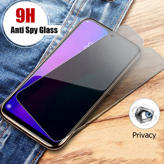 Anti Spy Tempered Glass on Galaxy M40 M30 M20 M10 M10S M30S Privacy Screen Protector for Samsung M51 M31 M31S M21 M11 M01 M01S
