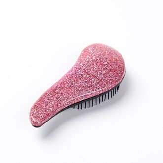 Anti-Statische Borstel Kam Professionele Kammen voor Salon Styling Vrouwen Meisjes Haar Styling Hair Brush Detangling Kammen Tool Roze