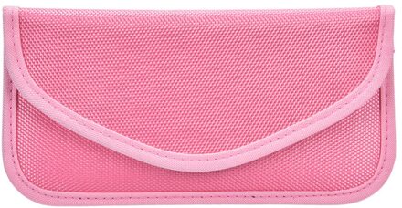 Anti Straling Signaal Afscherming Blocker Zak Mobiele Telefoon Rf Signaal Afscherming Blocker Bag Case Pouch Roze