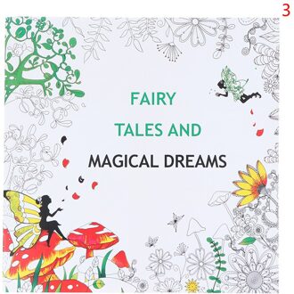 Anti-Stress Kleurboek Voor Kinderen Volwassen Stress Doden Tijd Schilderen Art Boek Magische Bos Fantasie Droom Wonderland N3