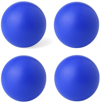 Anti stressballen Relaxman - 4x - blauw - 6 cm - Mindfullness - Relax - Ontspannen artikelen