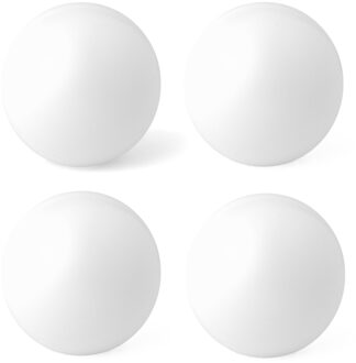 Anti stressballen Relaxman - 4x - wit - 6 cm - Mindfullness - Relax - Ontspannen artikelen