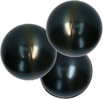 Anti stressballen Relaxman - 4x - zwart - 6 cm - Mindfullness - Relax - Ontspannen artikelen