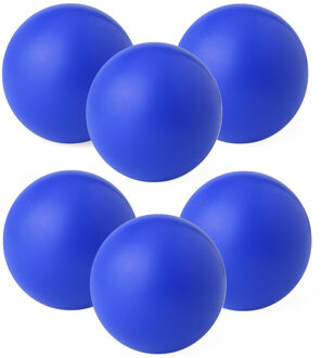 Anti stressballen Relaxman - 6x - blauw - 6 cm - Mindfullness - Relax - Ontspannen artikelen