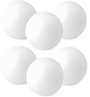 Anti stressballen Relaxman - 6x - wit - 6 cm - Mindfullness - Relax - Ontspannen artikelen