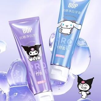 Anti-Sugar Pro Whitening Toothpaste Sanrio Limited Edition - 2 Flavors Kuromi (Charcoal Mint) - 100g