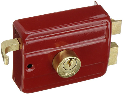 Anti Theft Bedroom Strong Easy Install Universal Heavy Duty Red Home Security Indoor Accessory Door Lock Professional Deadbolt