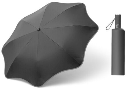 Anti-Uv Volautomatische Business Paraplu 3 Vouwen Mannelijke Vrouwelijke Parasol Parasol Regen Vrouwen Winddicht Luxe Paraplu Voor Mannen Three-fold A