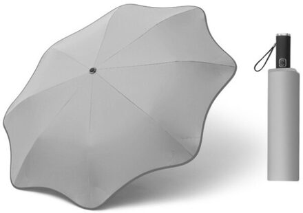 Anti-Uv Volautomatische Business Paraplu 3 Vouwen Mannelijke Vrouwelijke Parasol Parasol Regen Vrouwen Winddicht Luxe Paraplu Voor Mannen Three-fold B