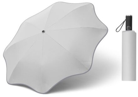 Anti-Uv Volautomatische Business Paraplu 3 Vouwen Mannelijke Vrouwelijke Parasol Parasol Regen Vrouwen Winddicht Luxe Paraplu Voor Mannen Three-fold G