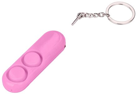 Anti-Verkrachting Apparaat Alarm Luid Alert Attack Panic Veiligheid Personal Security Sleutelhanger Emergency Aanval Alarm Persoonlijk Alarm Verkocht roze