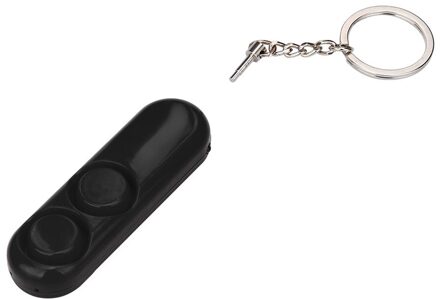 Anti-Verkrachting Apparaat Alarm Luid Alert Attack Panic Veiligheid Personal Security Sleutelhanger Emergency Aanval Alarm Persoonlijk Alarm Verkocht zwart