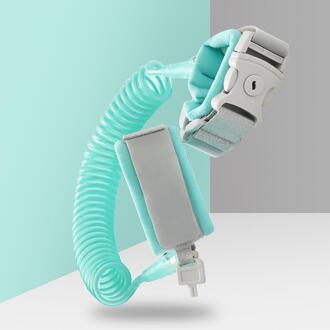 Anti Verloren Pols Link Peuter Leash Veiligheid Harnas Voor Baby Kid Band Touw Outdoor Wandelen Hand Riem Anti-verloren lichtgevende Polsbandje groen / 1.5m