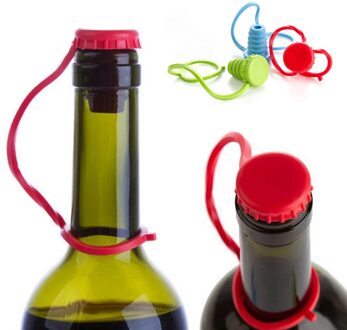 Anti-Verloren Wijnfles Stopper Siliconen Rubber Bar Gereedschap Behoud Wijn Stoppers Keuken Wine Champagne Stopper Sluitingen
