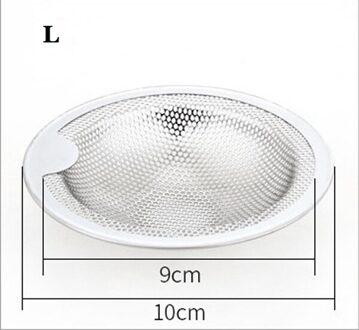 Anti-Verstopping Aanrecht Catcher Roestvrijstalen Bad Haar Catcher Stopper Douche Afvoer Gat Filter Val Keuken Metalen Sink L / 5stk