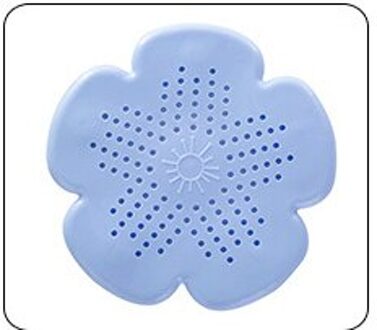 Anti-Verstopping Afvoerputje Siliconen Zuignap Riool Afvoer Filter Mesh Sink Filter Haar En Catcher Badkamer Keuken Accessoires Blauw