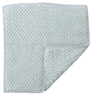 Anti-Vet Rags Coral Fleece Schone Doek Sink Veeg Wasbare Double Non-Stick Olie Vaatdoek Water Absorberende Keuken handdoek style1 groen