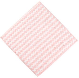Anti-Vet Rags Coral Fleece Schone Doek Sink Veeg Wasbare Double Non-Stick Olie Vaatdoek Water Absorberende Keuken handdoek style3 roze