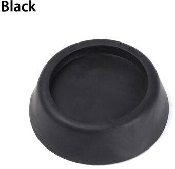 Anti-Vibratie Pads Wasmachine Geluidsreducerende Schudden Gratis Slip Matten Koelkast Meubels Spons Benen Ronde Mute Mat zwart