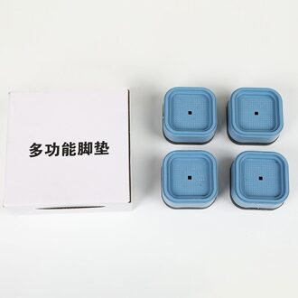 Anti Vibratie Voeten Pads Voor Wasmachine Rubber Mat Anti-Vibratie Pad Droger Universele Vaste Antislip Benen pad Voor Meubels