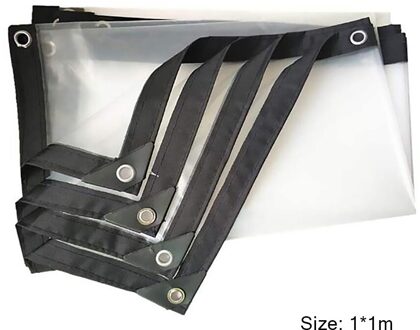 Anti-Virus Transparant Dekzeil Film Patio Balkon Tuin Regendicht Onderdak Film Huishouden Tuin Kas Cover 1x1m