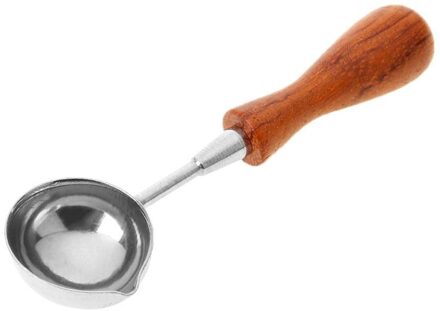 Anti Zegellak Lepel Houten Handvat Retro Wax Stempelen Lepels Uitnodigingskaarten Decoratieve Postzegels Craft C 95mm