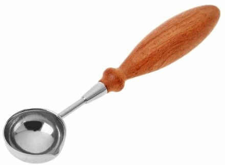 Anti Zegellak Lepel Houten Handvat Retro Wax Stempelen Lepels Uitnodigingskaarten Decoratieve Postzegels Craft E 120mm