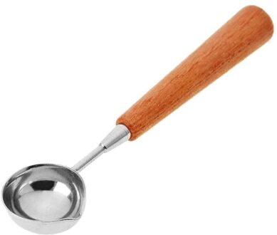 Anti Zegellak Lepel Houten Handvat Retro Wax Stempelen Lepels Uitnodigingskaarten Decoratieve Postzegels Craft F 120mm
