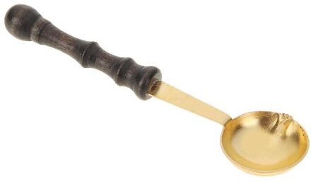 Anti Zegellak Lepel Houten Handvat Retro Wax Stempelen Lepels Uitnodigingskaarten Decoratieve Postzegels Craft G 95mm