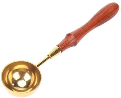 Anti Zegellak Lepel Houten Handvat Retro Wax Stempelen Lepels Uitnodigingskaarten Decoratieve Postzegels Craft H 115x270mm