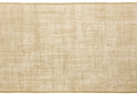 Antiek thema versiering jute tafelloper 28 x 500 cm - Placemats Bruin