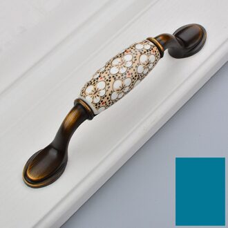 Antieke Brons Keramische Kast Handvatten Zinklegering Retro Lade Knoppen Kastdeur Meubilair Hardware Kabinet Handles 02