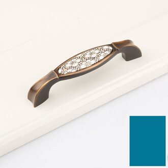 Antieke Brons Keramische Kast Handvatten Zinklegering Retro Lade Knoppen Kastdeur Meubilair Hardware Kabinet Handles 07