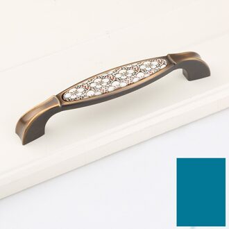 Antieke Brons Keramische Kast Handvatten Zinklegering Retro Lade Knoppen Kastdeur Meubilair Hardware Kabinet Handles 08
