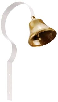 Antieke Hond Bells Wall Mounted Jingle Bell Metalen Winkeliers Deurbel Hond Training Bel Woondecoratie wit