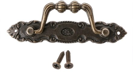 Antieke Kast Lade Handvat Bronzen Deur Handvat Borst Dressoir Vintage Pull Knop 652A