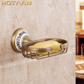 Antieke Koperen Zeephouder, Zuiver Koper Badkamer Zeep Mand Badkamer Accessoires YT-11590