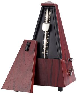 Antieke Vintage Gitaar Metronoom Online Mechanische Ritme Slinger Mecanico Metronomo Voor Gitaar Piano Viool Muziekinstrument mahonie