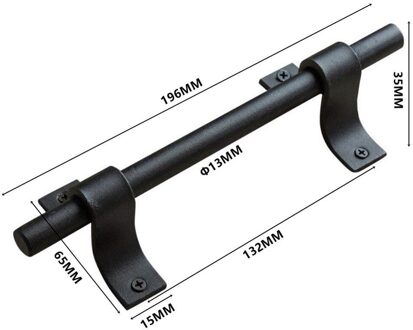 Antieke Vintage Land Schuur Schuifdeur Pull handvat voor binnendeuren BA013-196MM