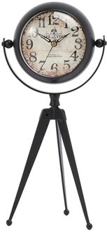 Antieke Wekker Ijzer Kunst Klok Statief Mute Klok Huishouden Klok Ambachten Desktop Decoraties Ambachtelijke Artikelen Home Decor 36cm