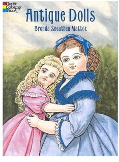 Antique Dolls Colouring Book