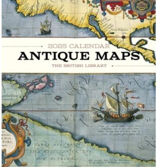 Antique Maps 2025 Wall Calendar - Pomegranate