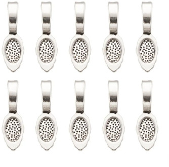 Antique Silver Findings For Half Drilled Beads, Lead Free and Cadmium Free and Nickel Free, about 26x8x7mm 50pcs