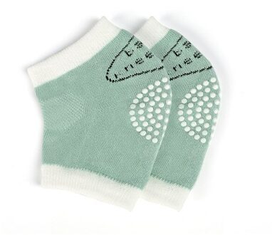 Antislip Baby Kneepad Baby Peuter Kruipen Veiligheid Accessoires Kind Knie Pads Protector Kussen Kneepad Been Warmer Meisjes Jongens groen