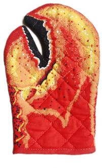 Antislip Bakken Isolatie Handschoenen 3D Cartoon Cat Paws Ovenwanten Lange Katoenen Keuken Magnetron Hittebestendige Handschoenen 05