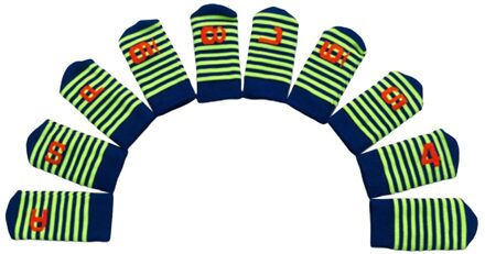 Antislip Gebreide Golf Irons Head Cover Club Headcover Sok Mouwen Golfer licht groen