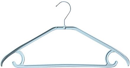 Antislip Hanger Draagbare Kleerhanger Plastic Wasserette Opslag Drogen Hanger Voor Pak Jas Closet Kledingstuk Outdoor Droogrek blauw